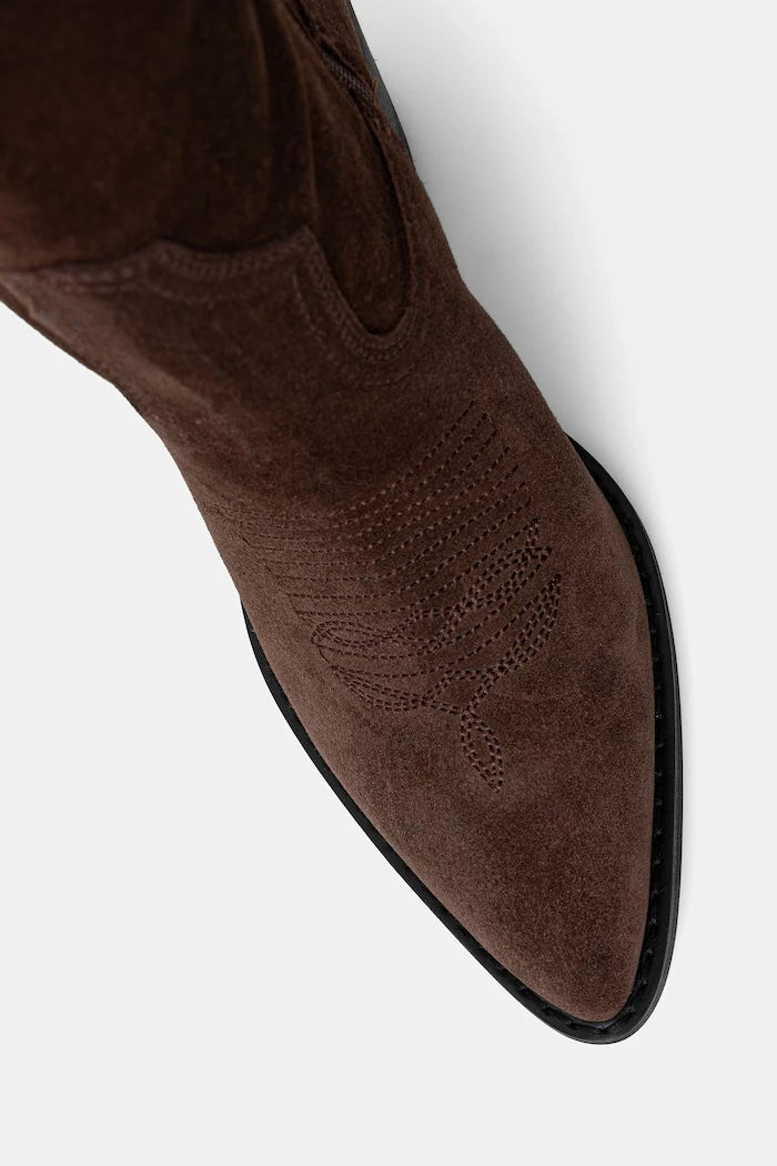 Guess kadın süet kovboy botları SASHAN2