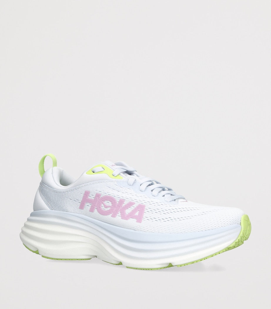 White Bondi 8 Running Trainers