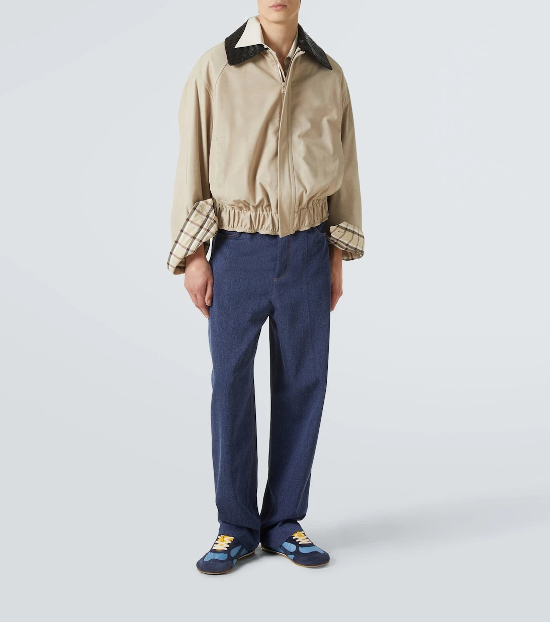 Bottega Veneta - Orbit Flash suede-trimmed sneakers