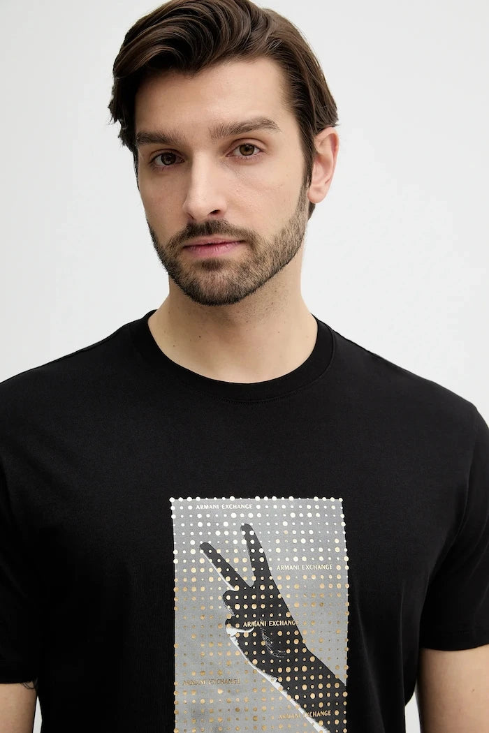 Памучна тениска Armani Exchange