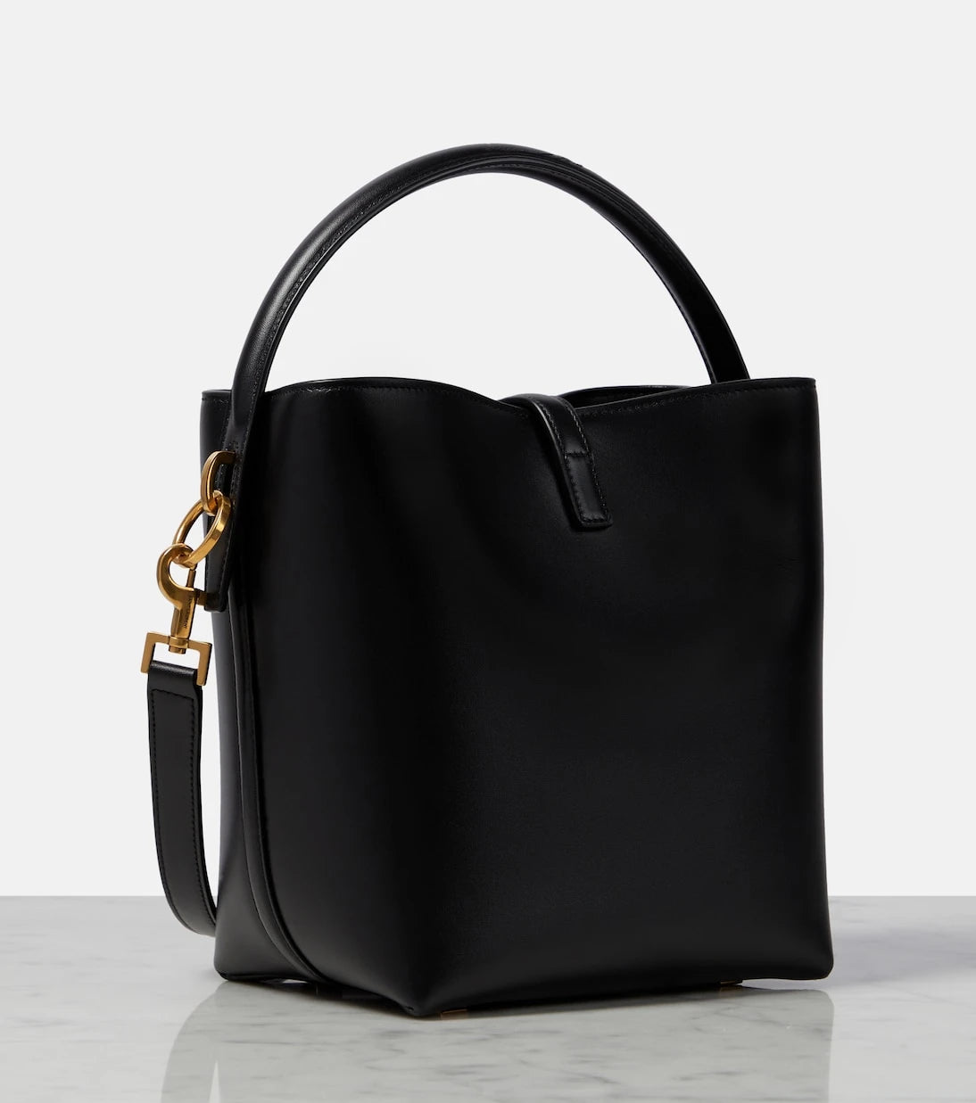 Saint Laurent - Le 37 Small leather bucket bag