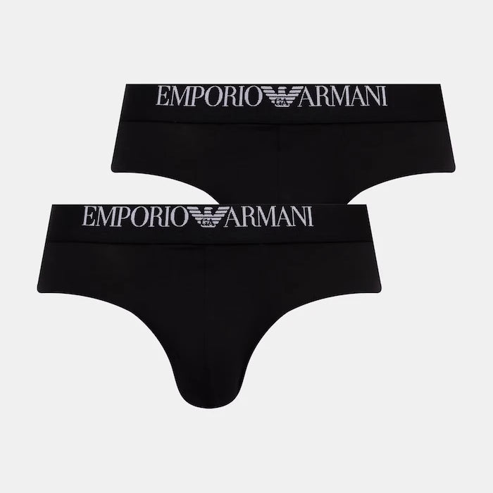 Emporio Armani Underwear Erkek Viskoz Slip 2'li