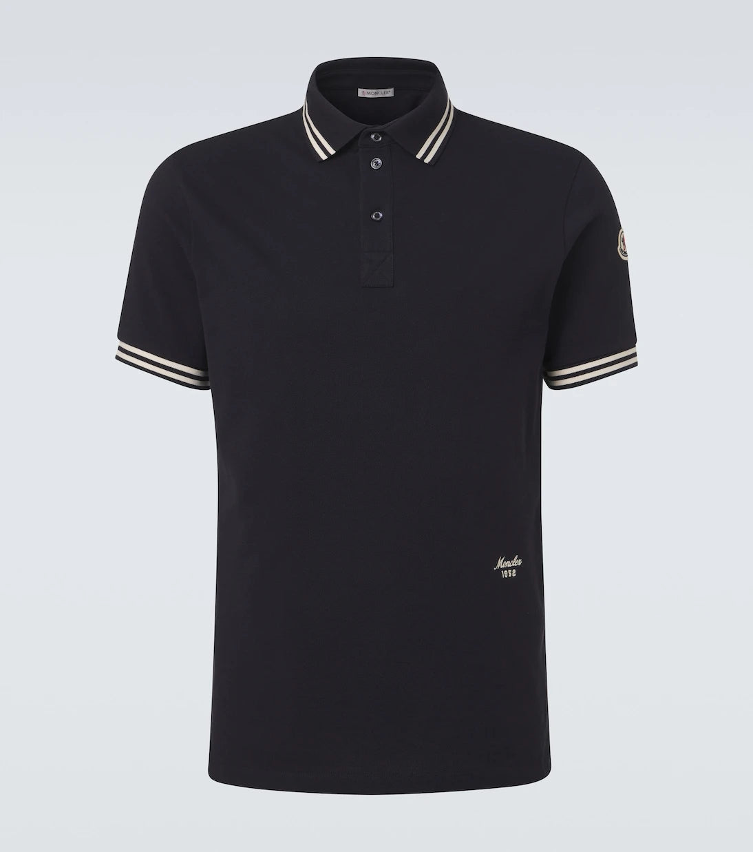 Moncler - Cotton piqué polo shirt