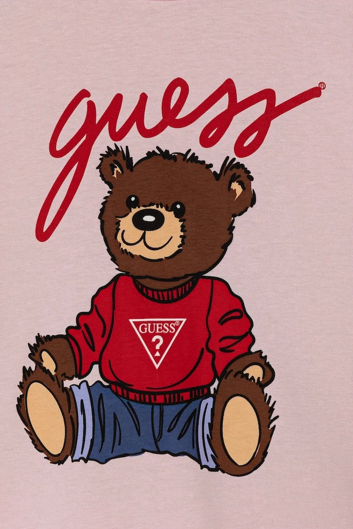 Детска памучна тениска Guess