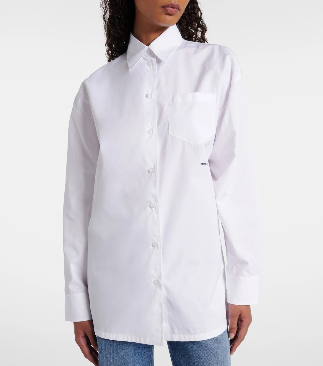 Prada - Pamuklu poplin gömlek