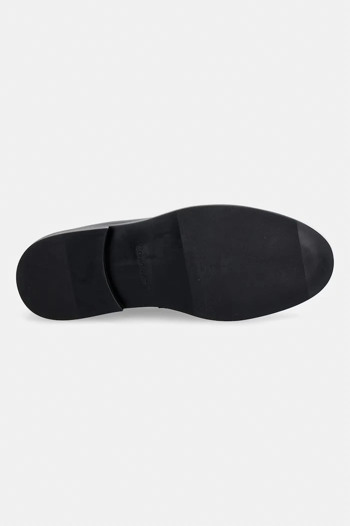 Calvin Klein Erkek Deri Mokasen ESS RUBBER LOAFER HW PLAQ VA LTH