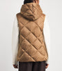Weekend Max Mara Beige Down Water-Repellent Quilted Gilet