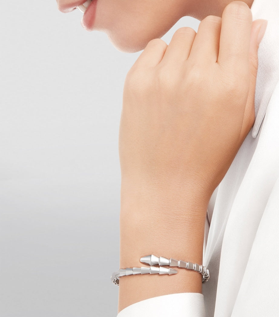 White Gold Serpenti Viper Bracelet