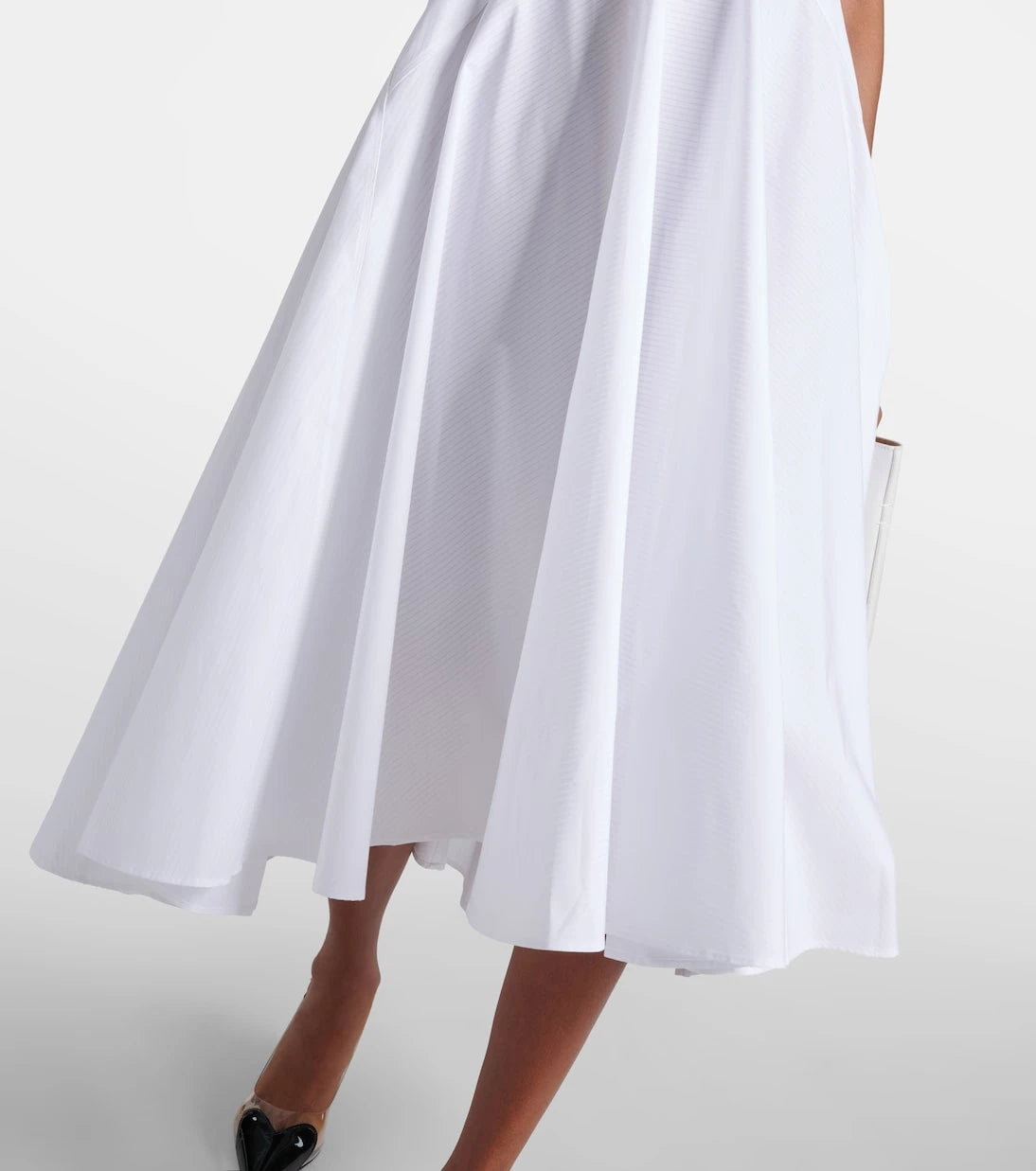 Alaïa - Cotton poplin midi dress
