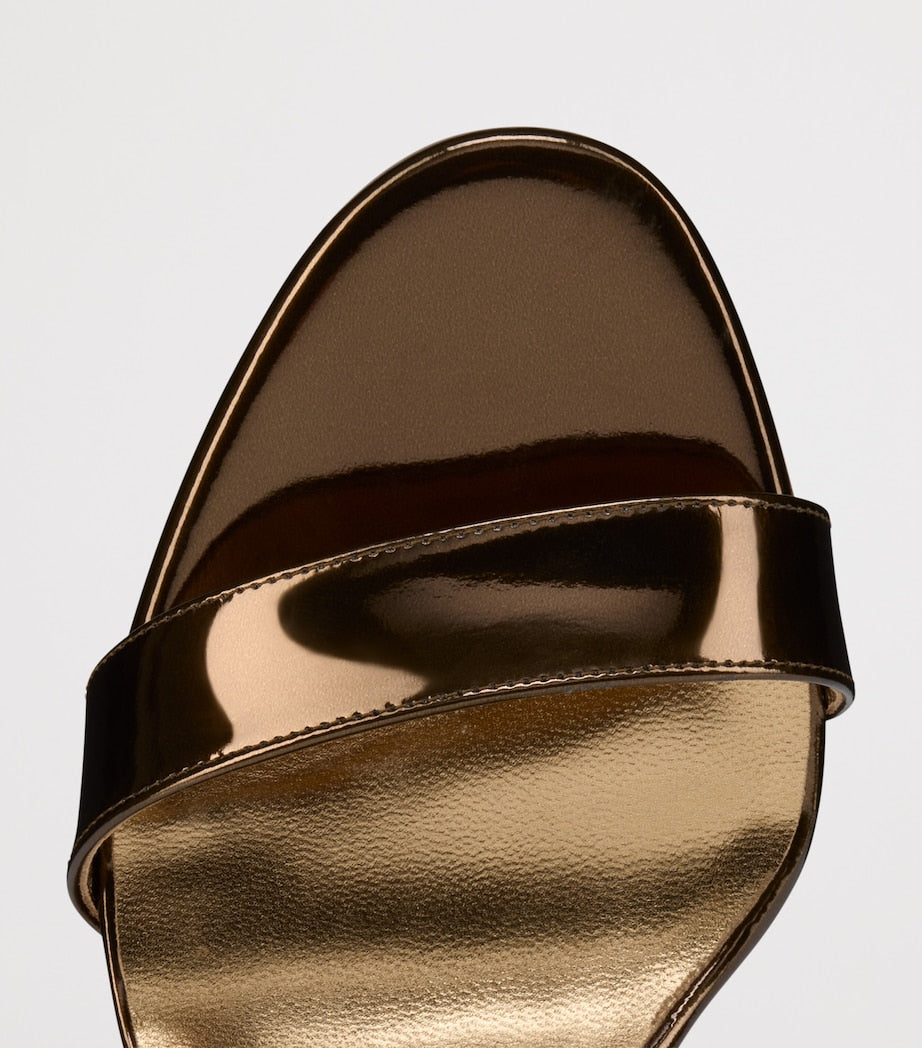 Miss Z Patent Leather Heeled Sandals 100