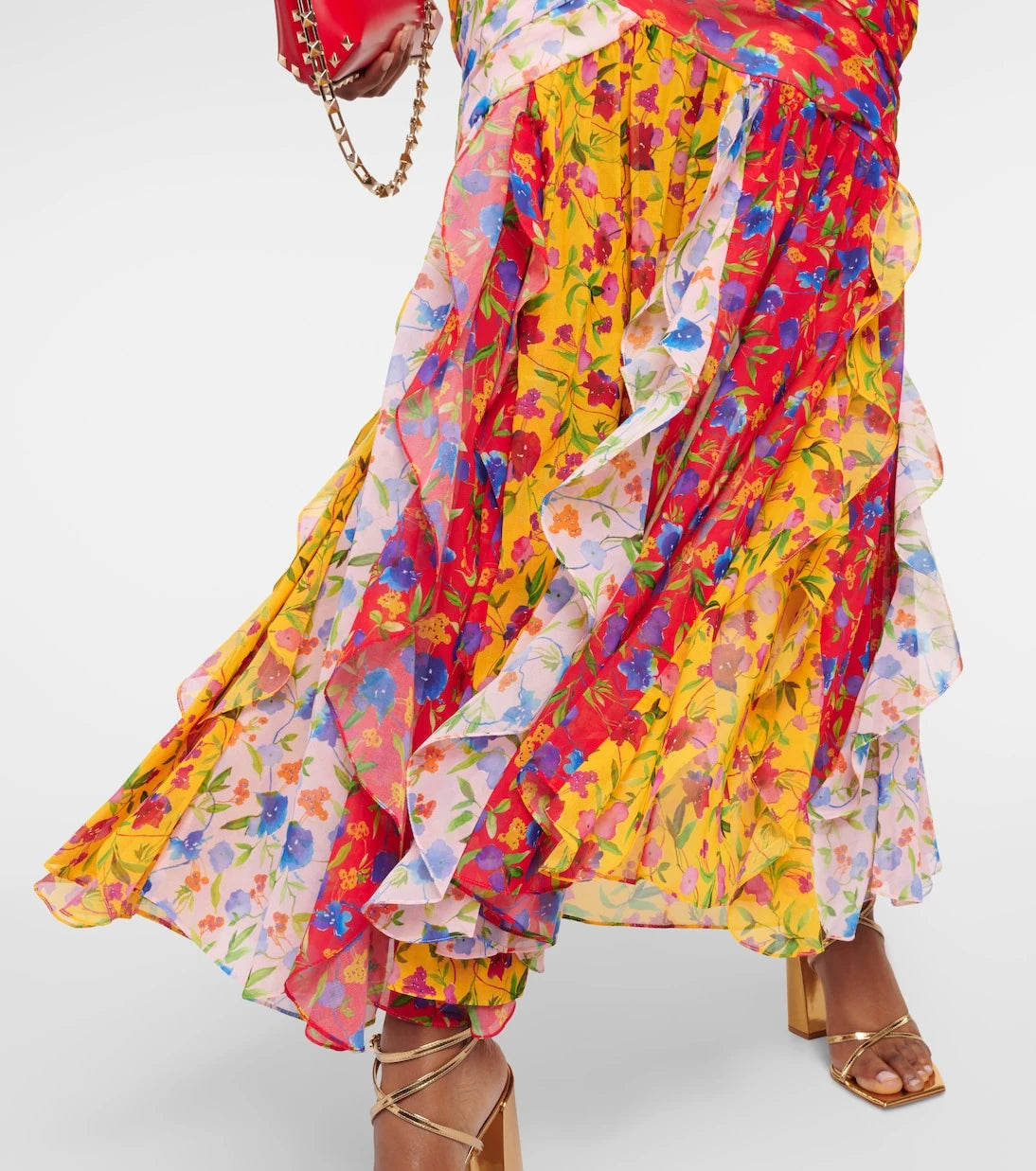 Carolina Herrera - Floral strapless maxi dress
