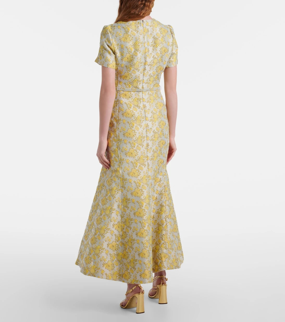 Simkhai - Caraline floral jacquard cocktail dress