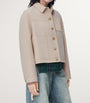 LOEWE Beige Wool-Cashmere Workwear Jacket