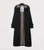 Burberry Black Long Castleford Trench Coat