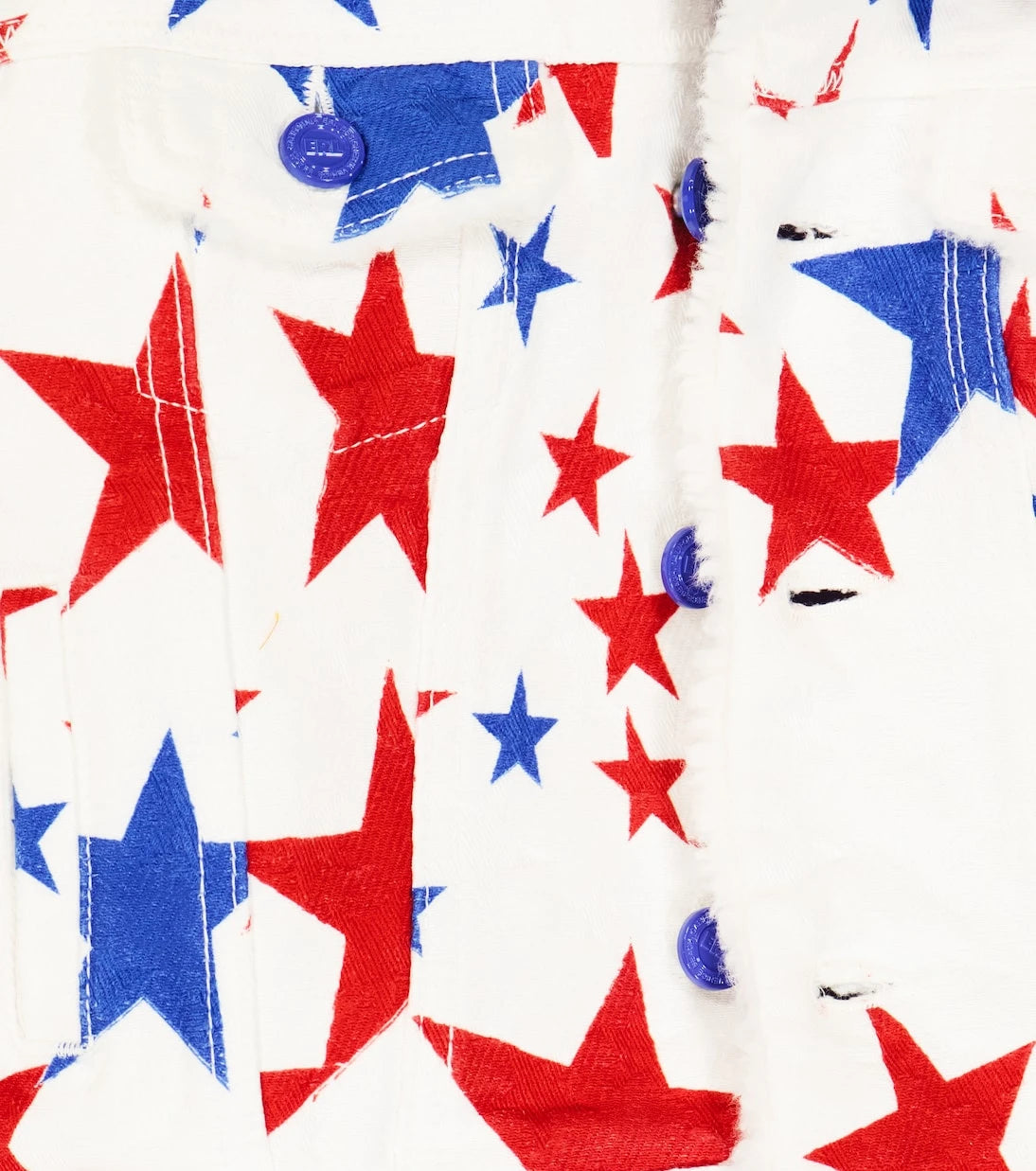 ERL Kids - Printed denim jacket