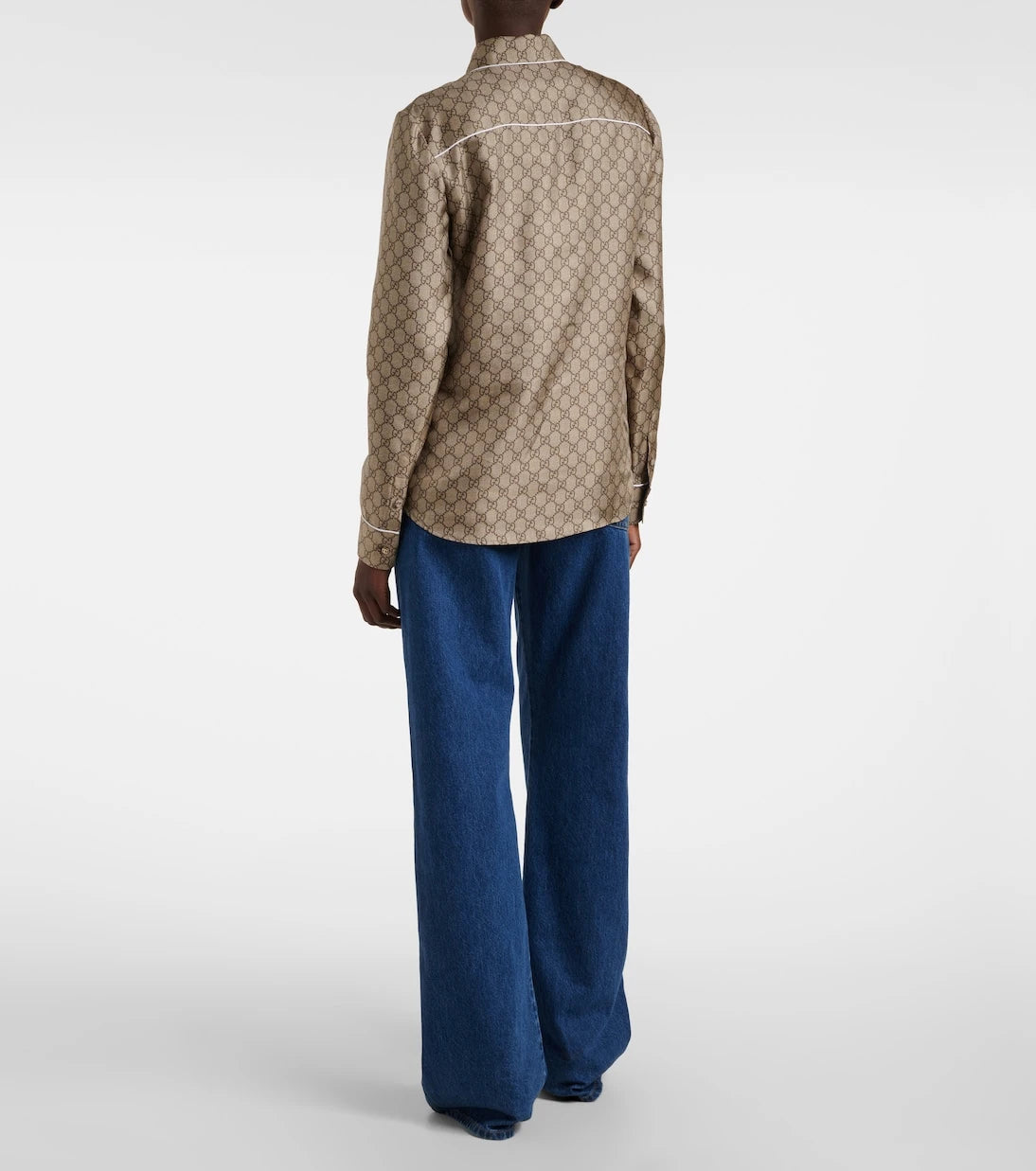 Gucci - GG silk twill shirt