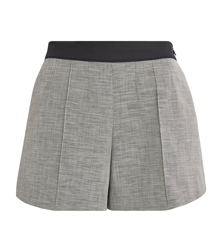 Black Tailored Shorts