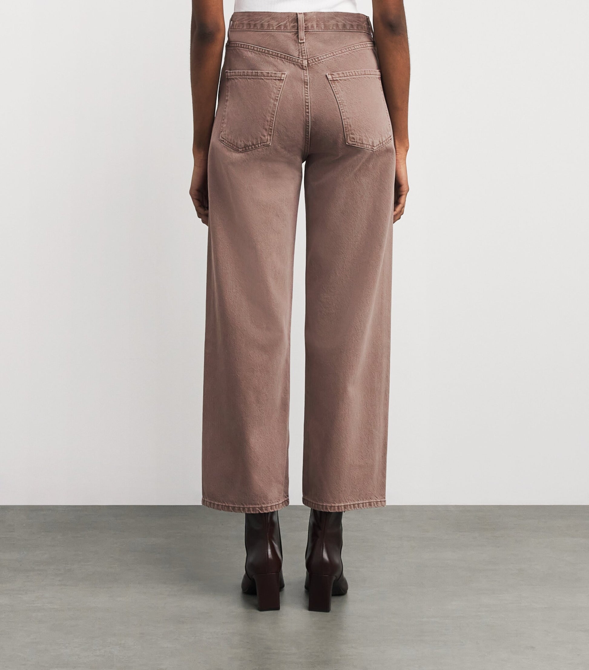 Brown Ren Wide-Leg Jeans
