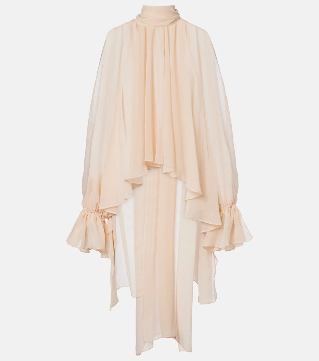 Blumarine - Asymmetric georgette blouse