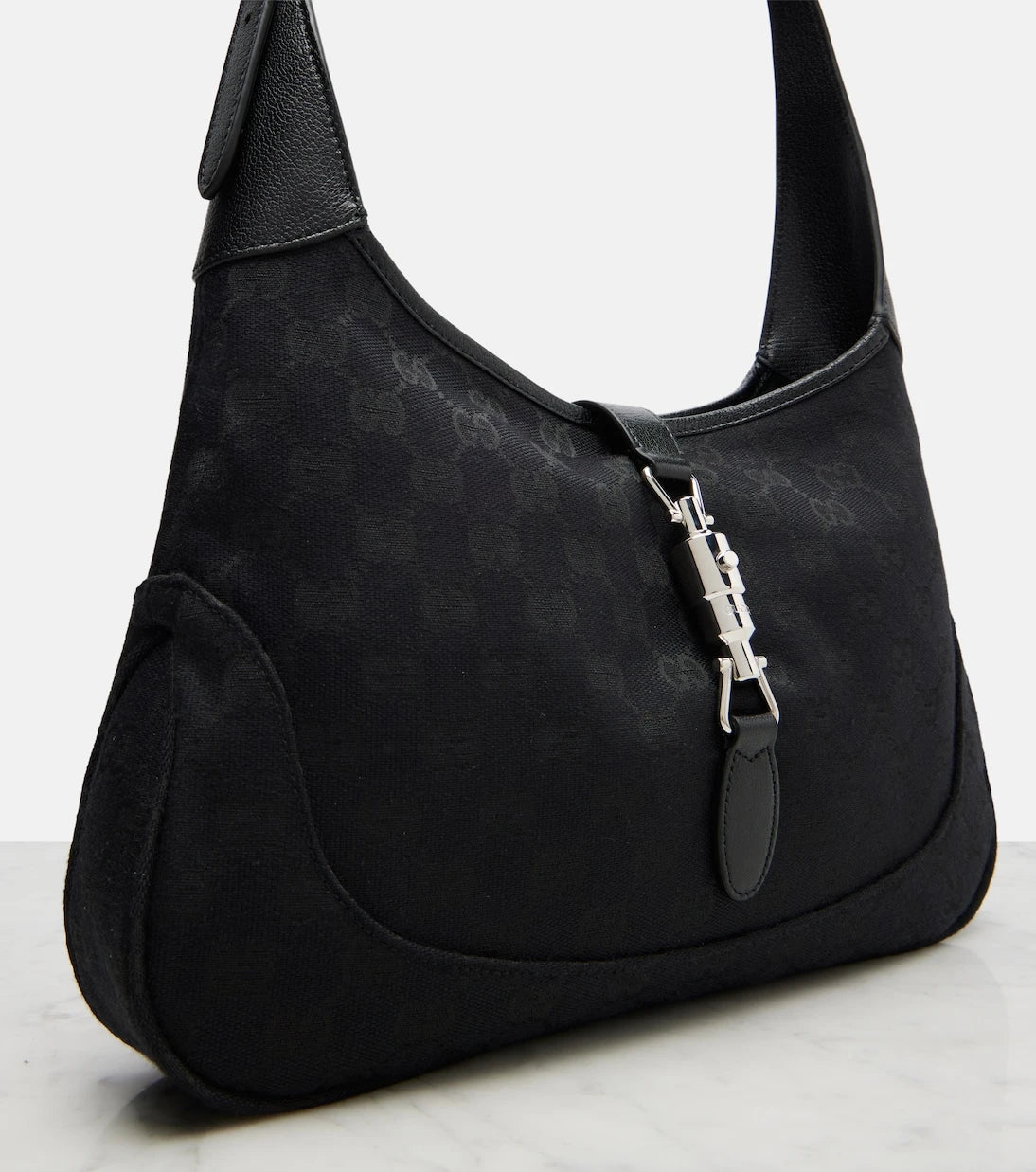 Gucci - Gucci Jackie 1961 Small canvas shoulder bag