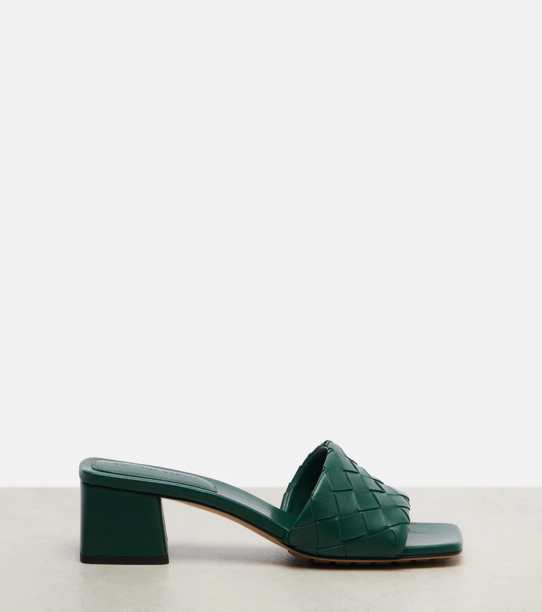 Bottega Veneta - Parco Intrecciato leather mules