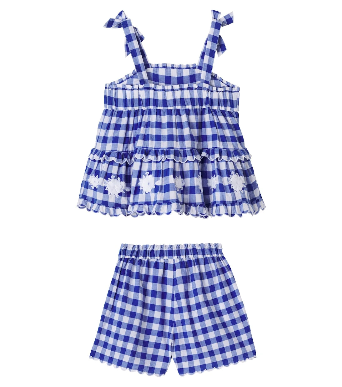 Tartine et Chocolat - Gingham cotton top and shorts set