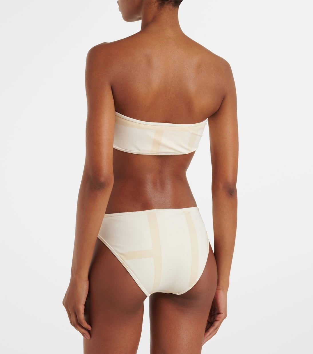 Toteme - Monogram bandeau bikini top