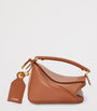 LOEWE Brown Mini Leather Puzzle Top-Handle Bag