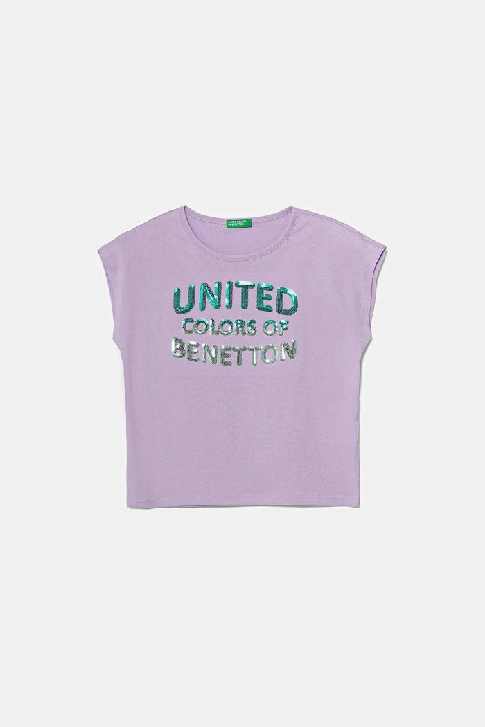 United Colors of Benetton Çocuk Pamuklu Tişört