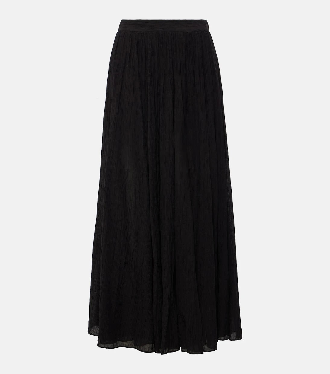 Toteme - Plissé cotton-blend maxi skirt