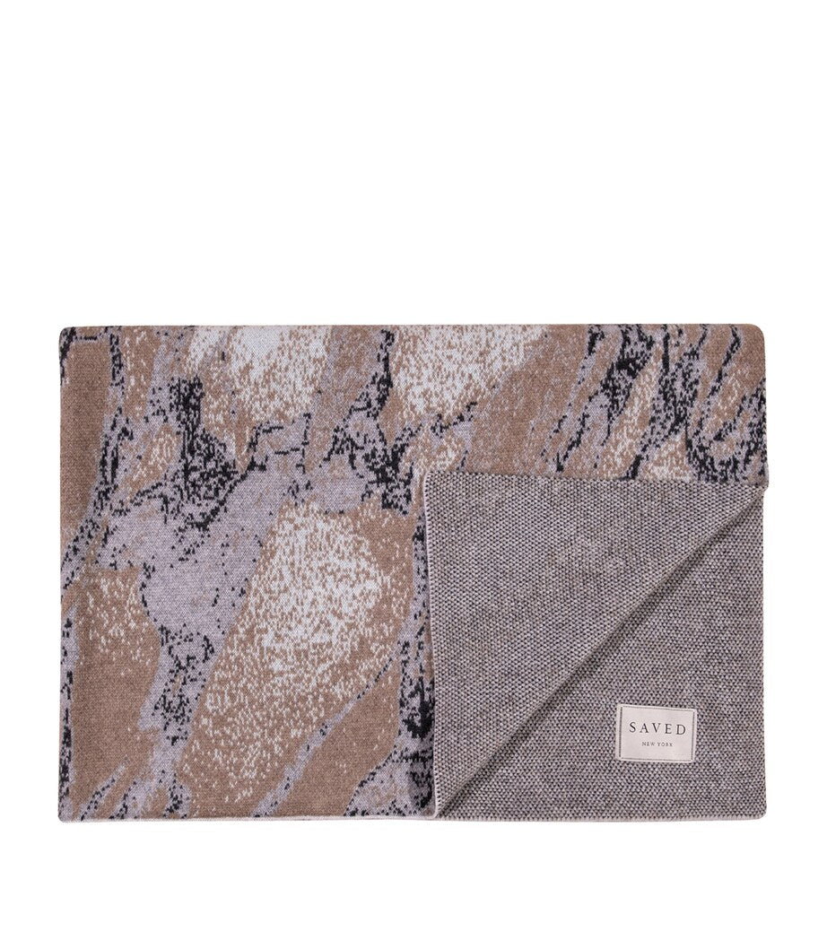 SAVED NY Cashmere Calcatta Throw (130cm x 180cm)