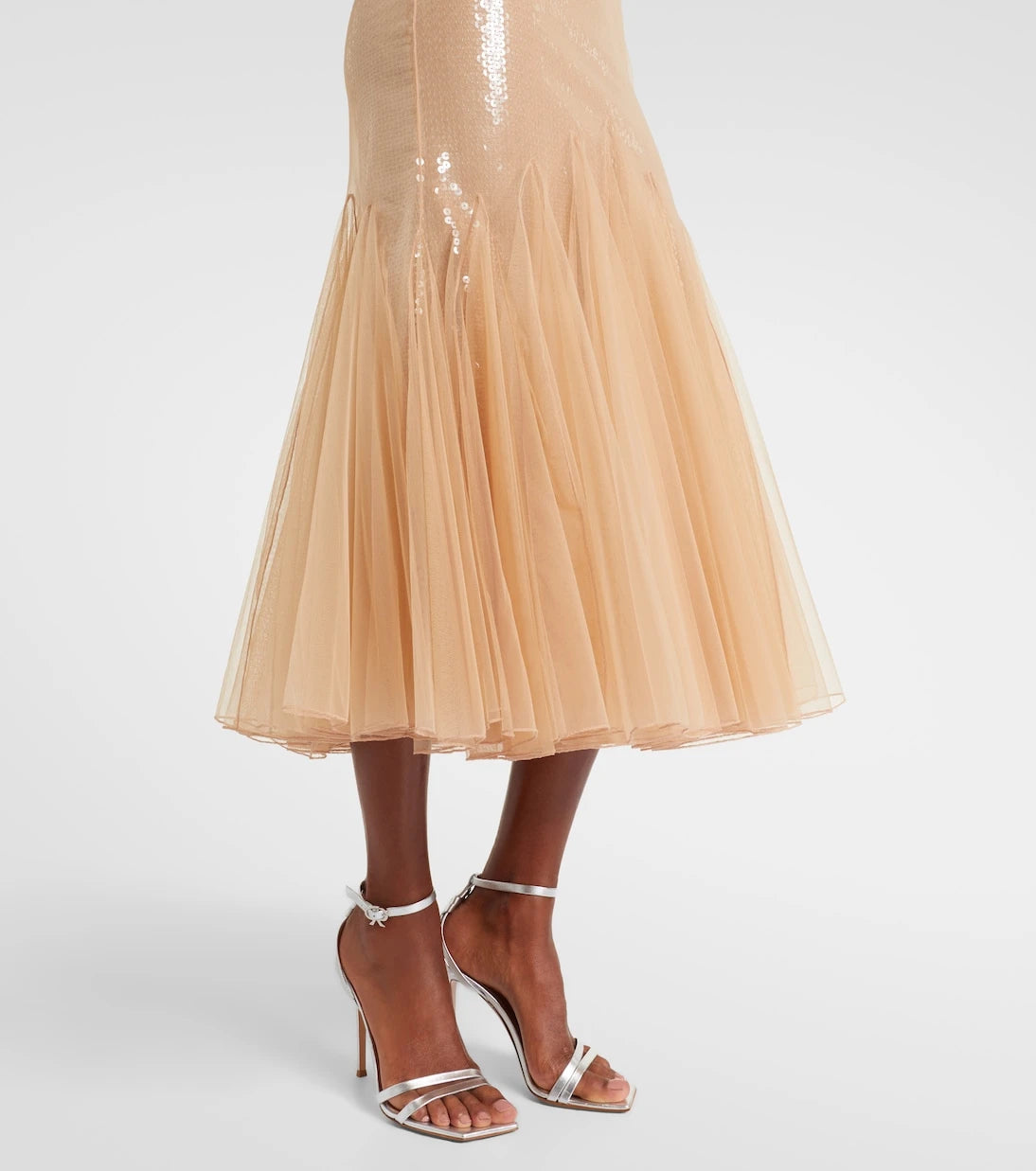 David Koma - Sequined tulle gown