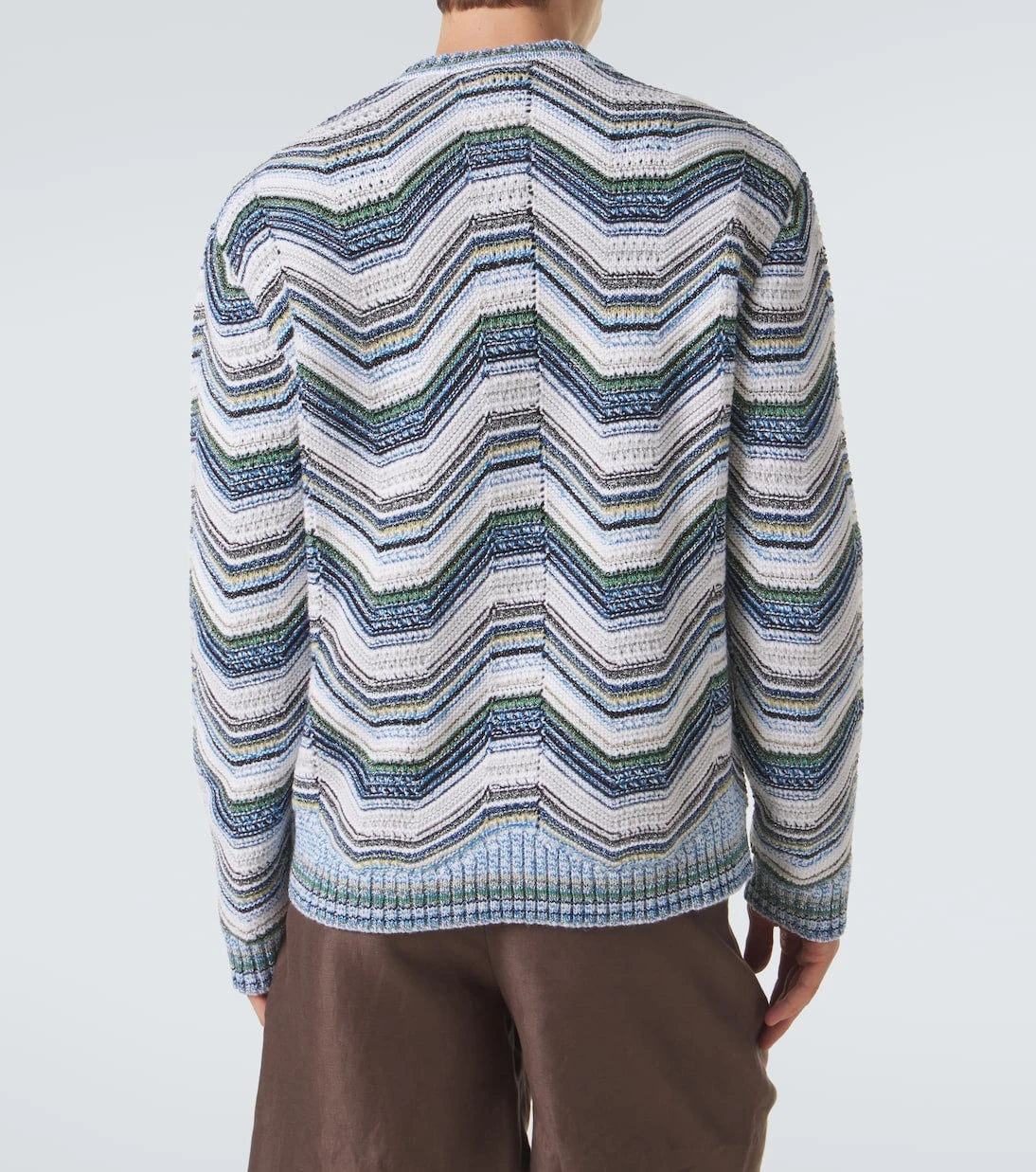 Missoni - Wave wool and cotton-blend sweater