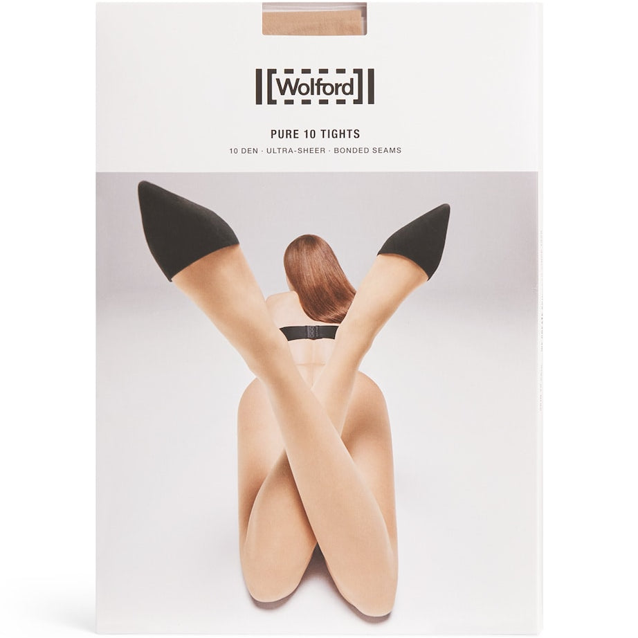 Wolford Beige Pure 10 Tights