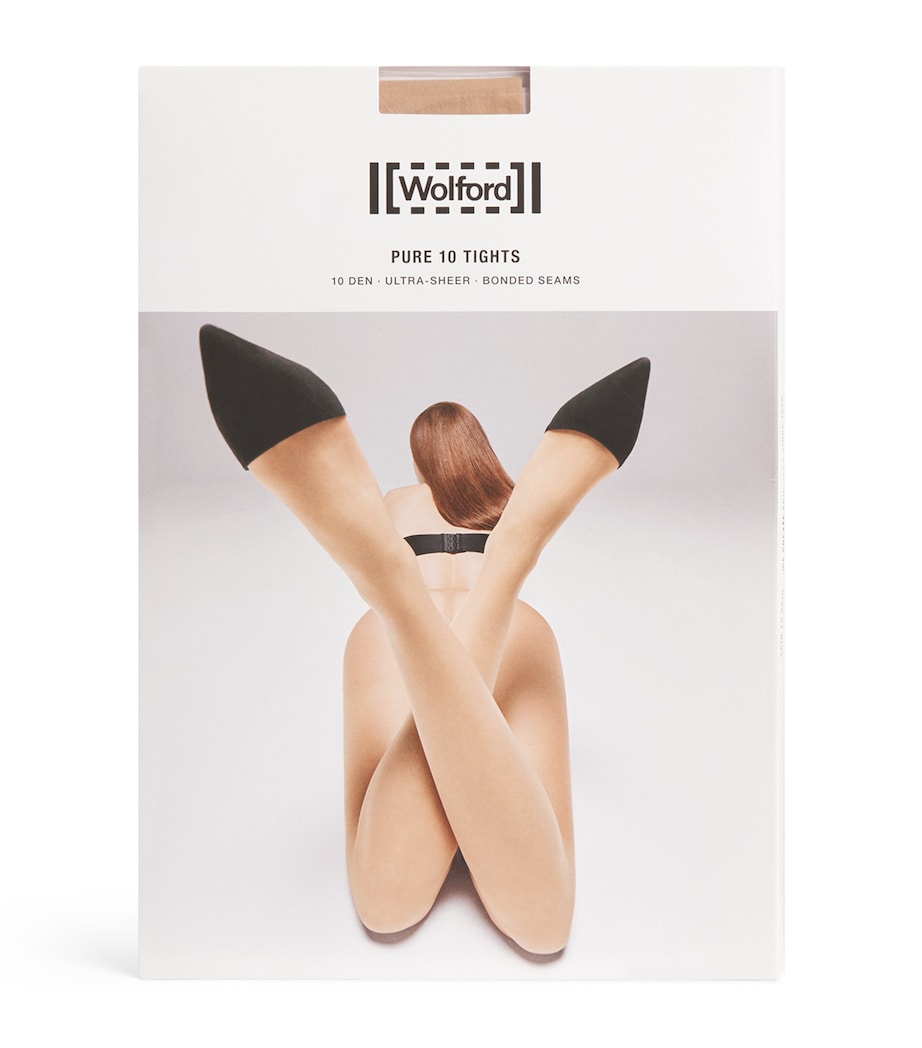 Wolford Beige Pure 10 Tights