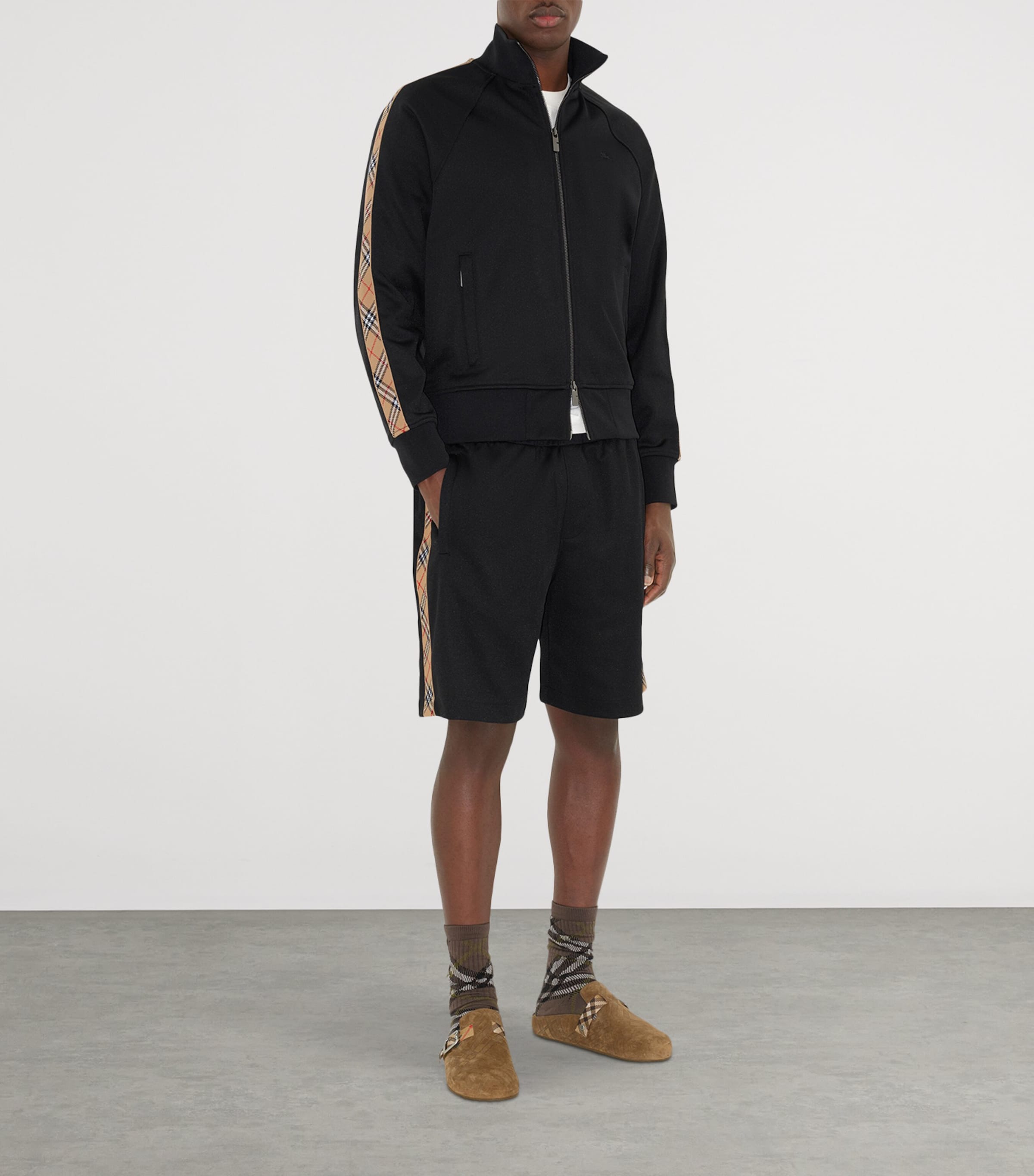 Check-Trim Track Jacket