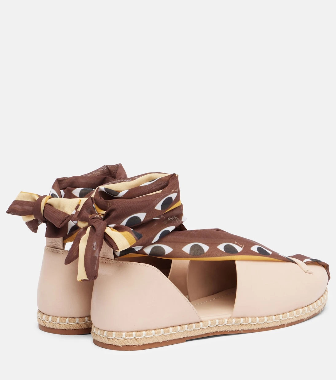 Farm Rio - Bağcıklı deri espadriller