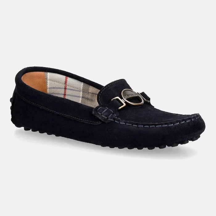 Barbour мокасини дамски от велур Laire