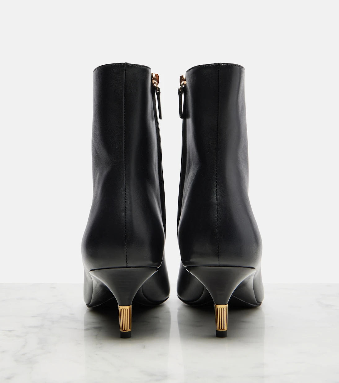 Khaite - Bella leather ankle boots