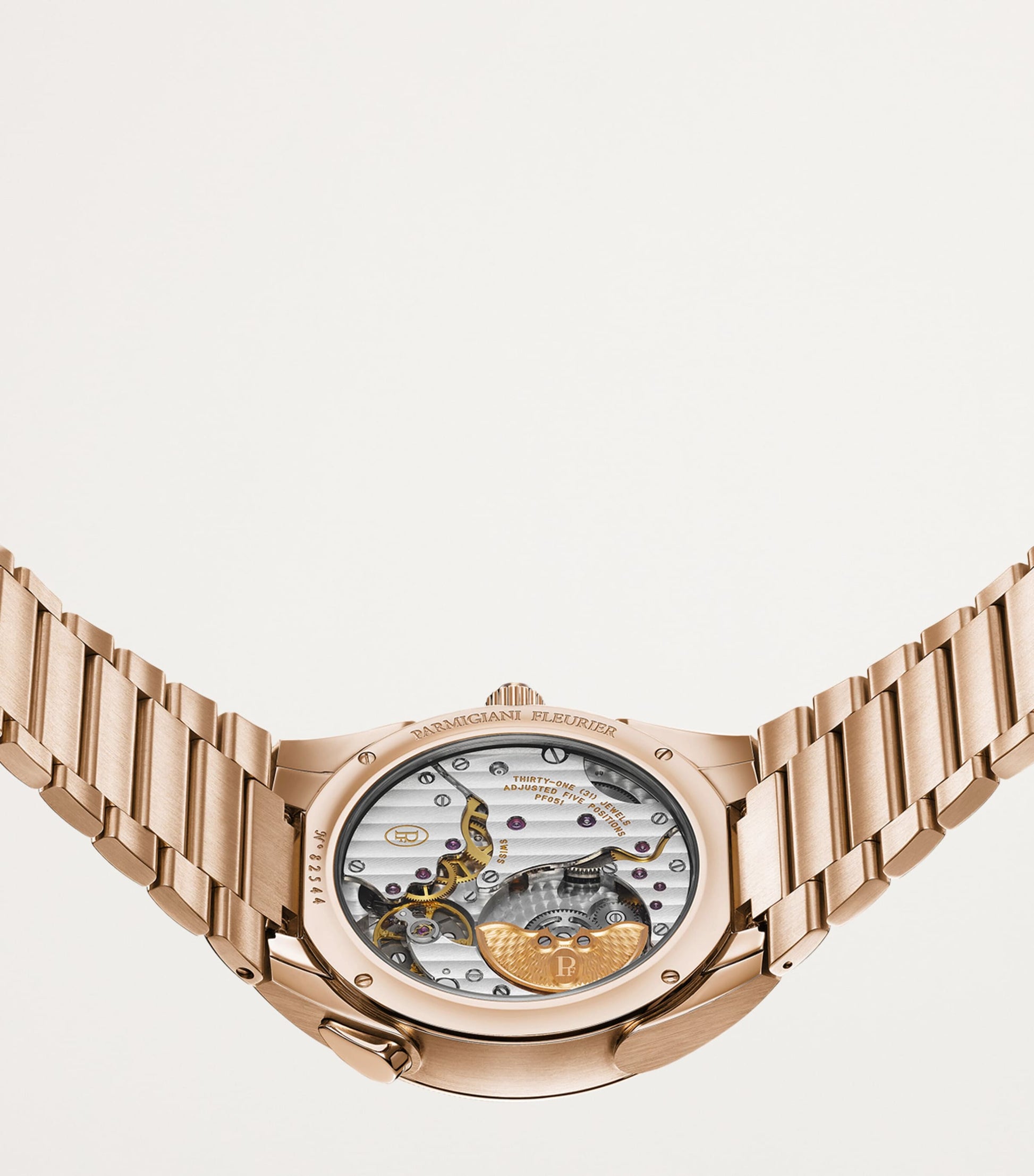 Parmigiani Fleurier Rose Gold Tonda PF GMT Rattrapante Watch 40mm