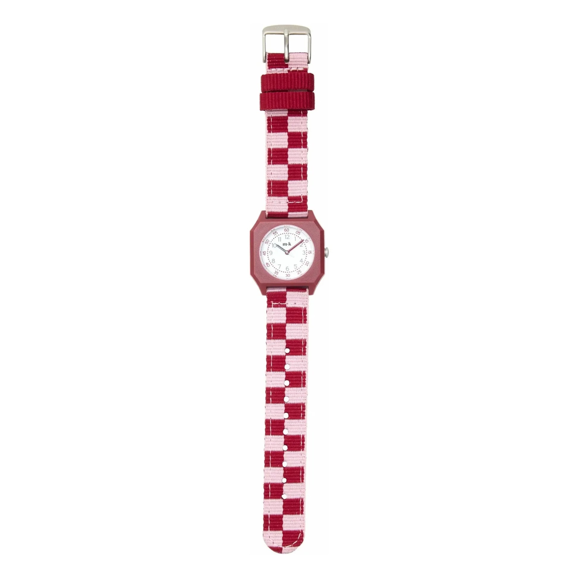 Mini Kyomo - Damier Raspberry Icecream Watch | Pink