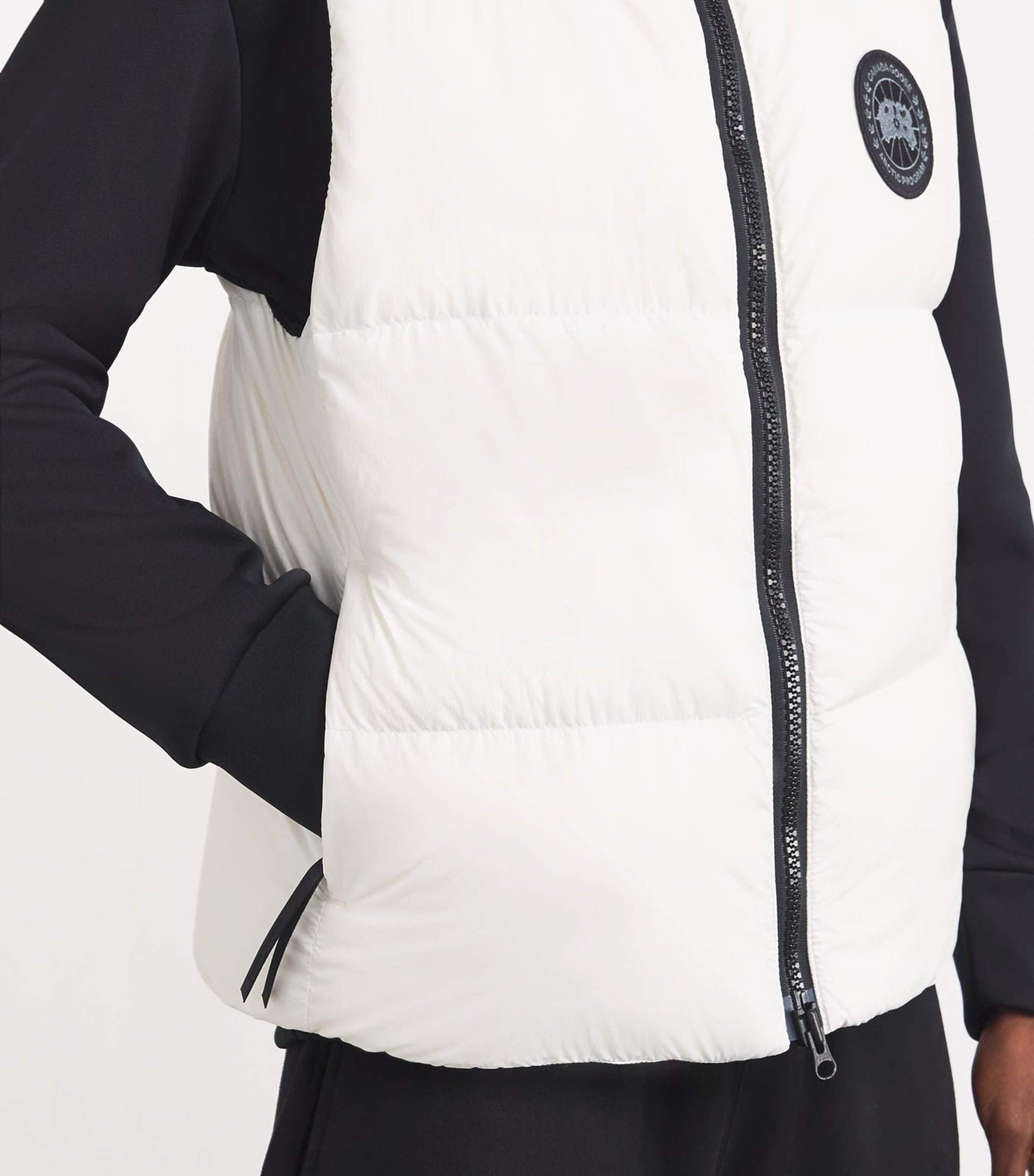 Canada Goose White Lawrence Puffer Gilet