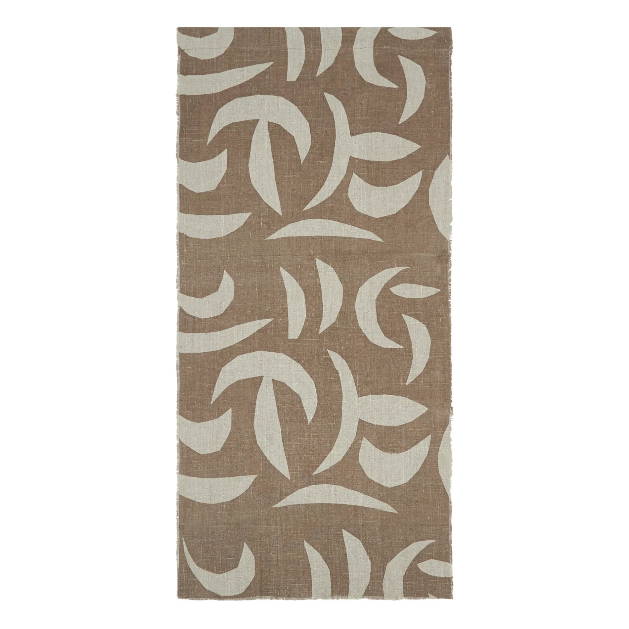 Aeand - Carob Linen Wall Hanging | Chocolate