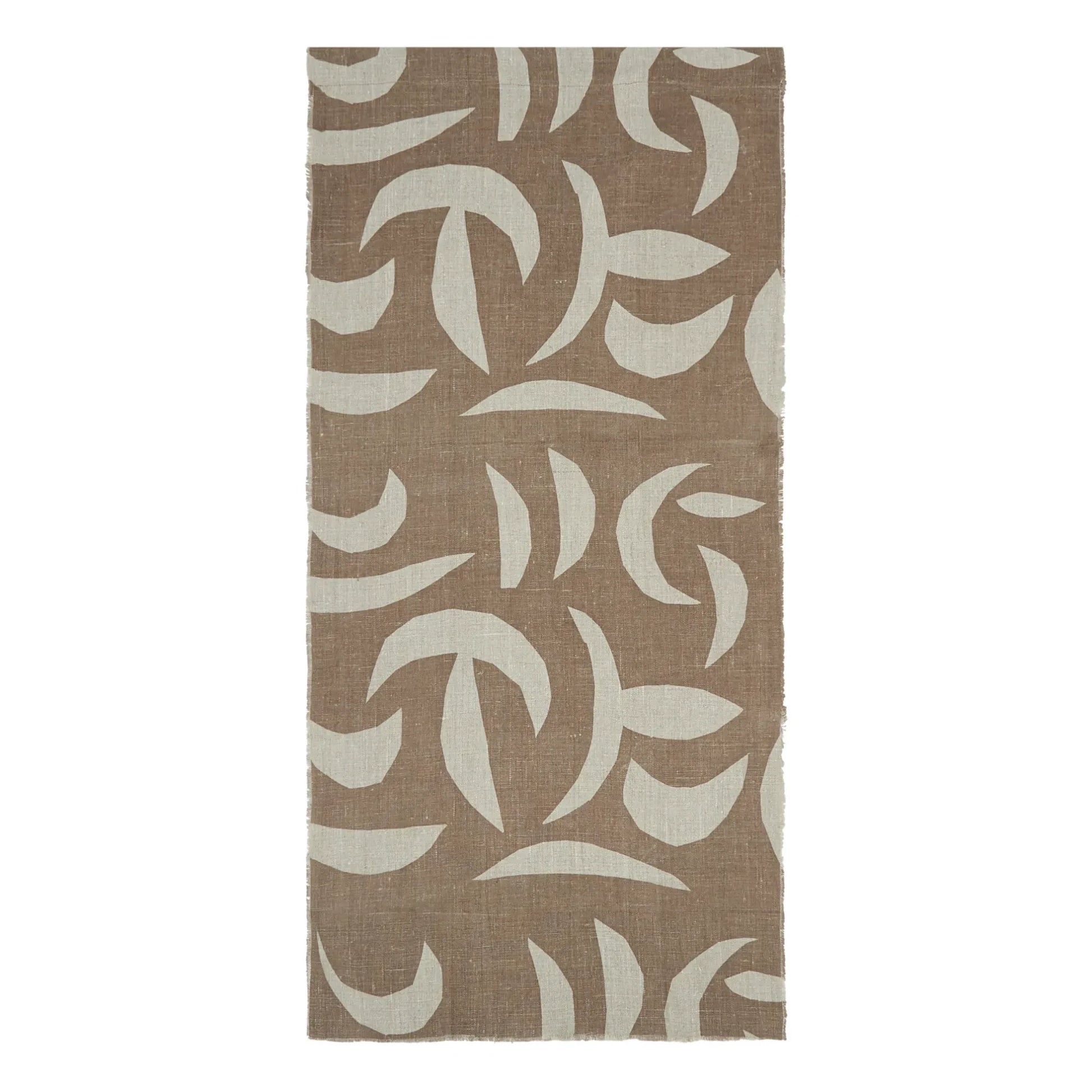Aeand - Carob Linen Wall Hanging | Chocolate