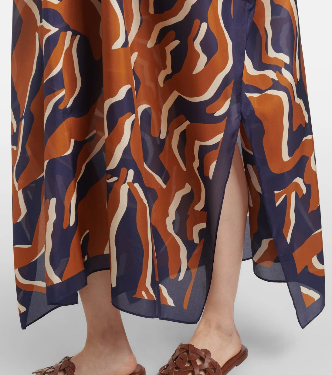 Eres - Archipel printed gathered silk kaftan
