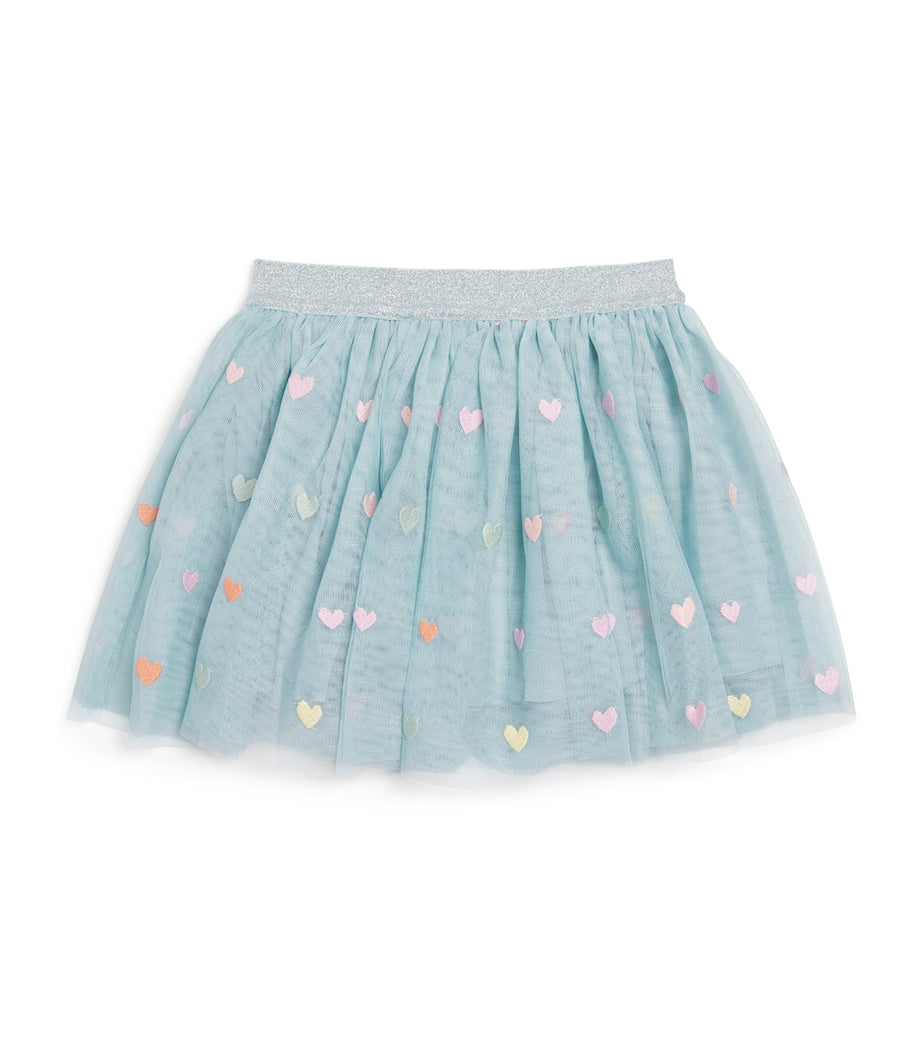 Tulle Heart-Embroidered Skirt (3-14+ Years)