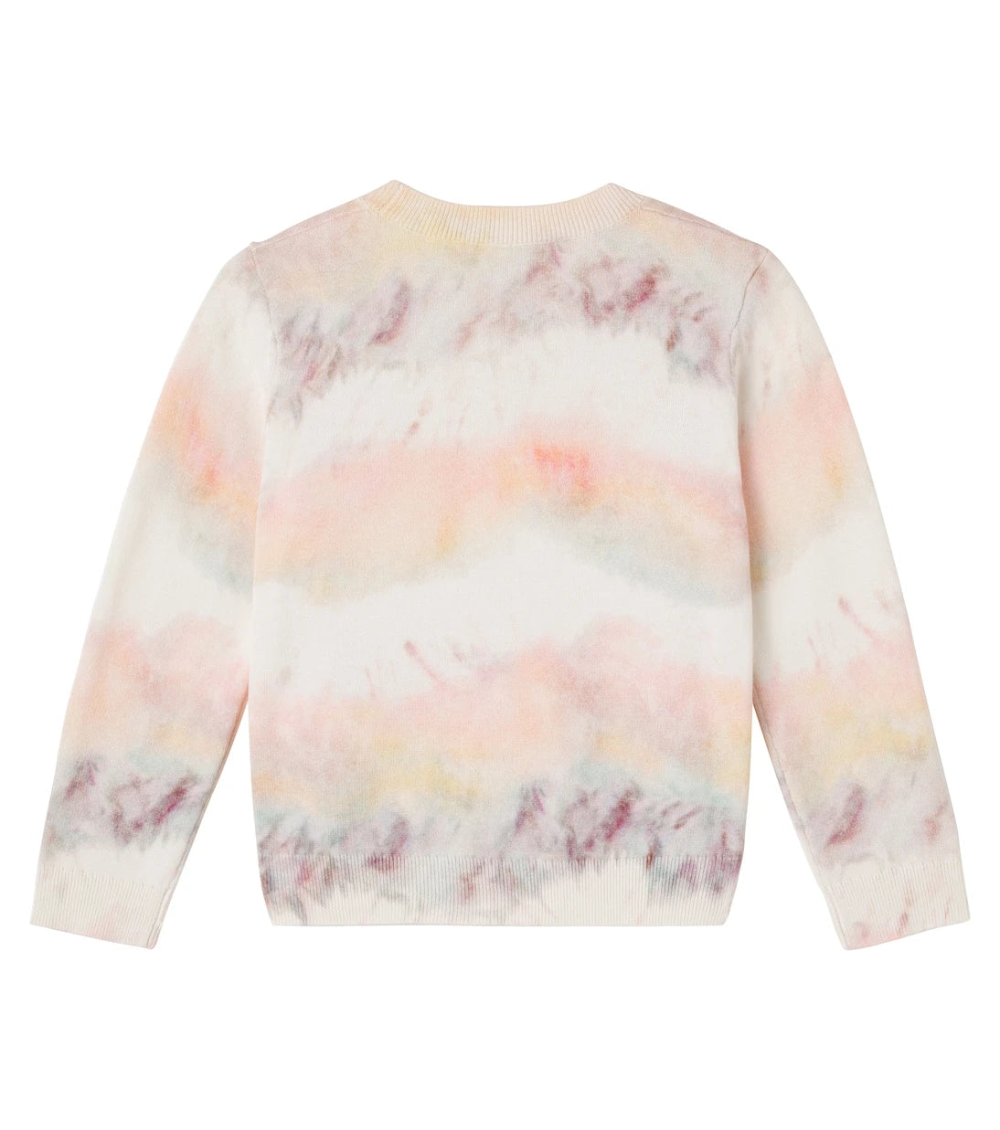 Zimmermann Kids - Embroidered tie-dye cotton sweatshirt