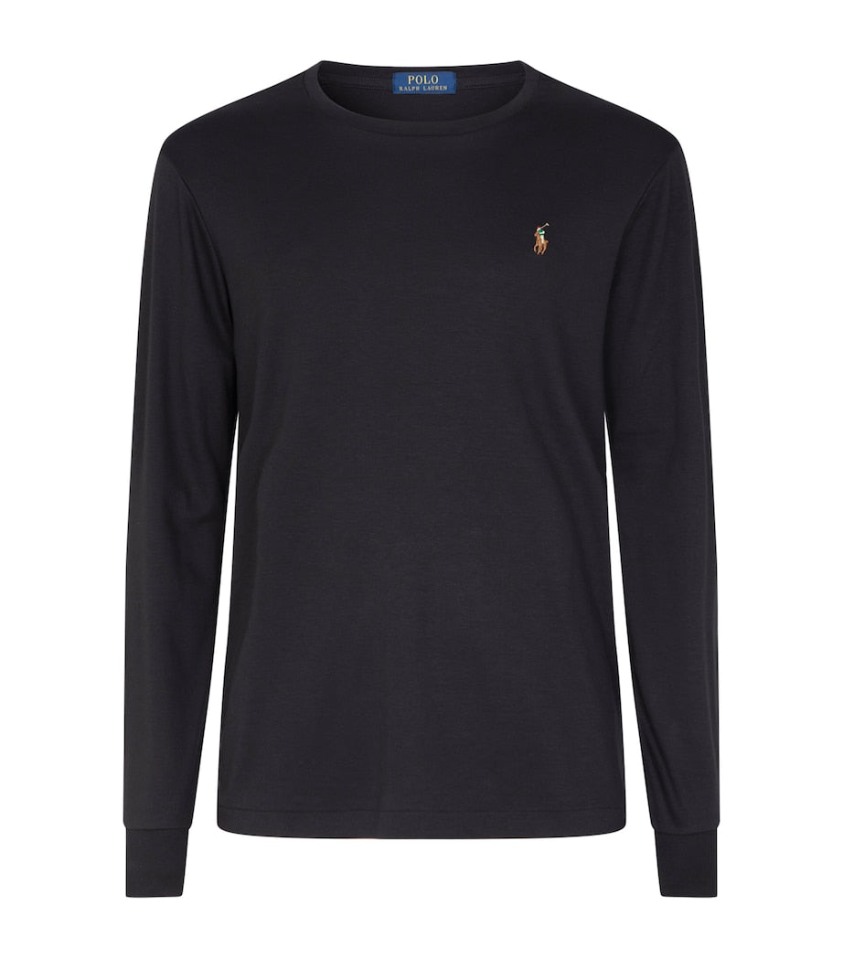 Pima Cotton Long-Sleeved T-Shirt