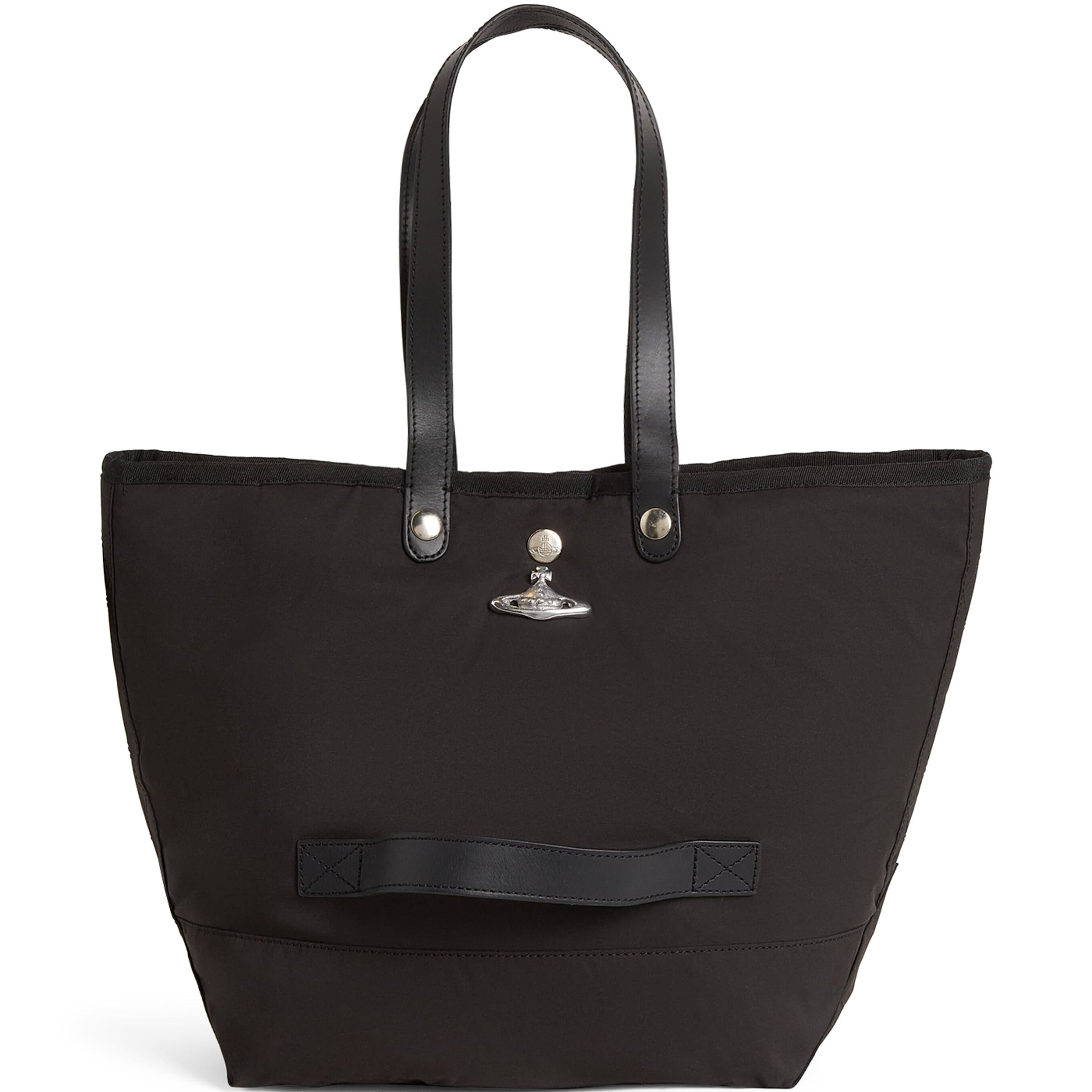 Vivienne Westwood Black Small Utility Shopper Bag