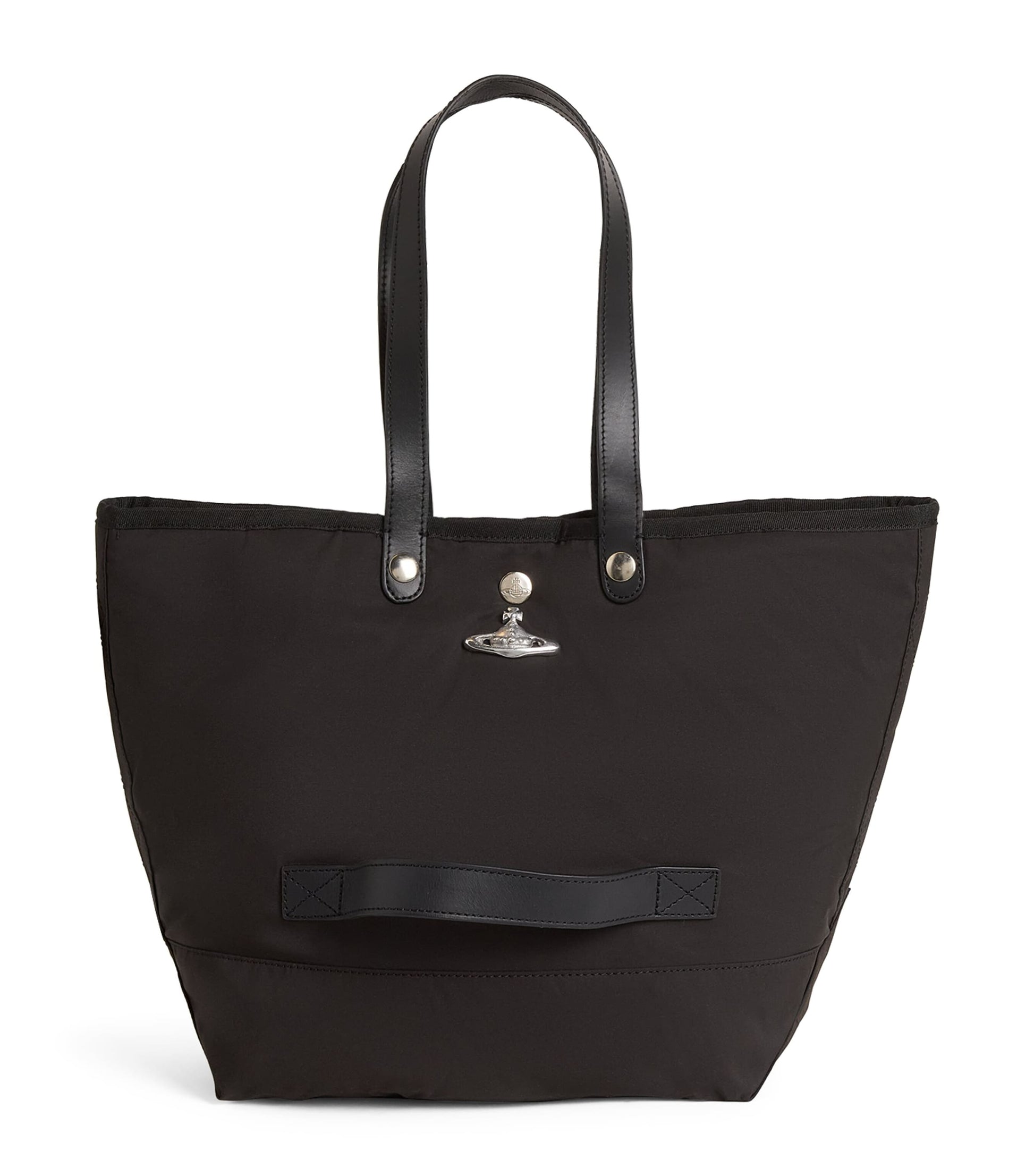 Vivienne Westwood Black Small Utility Shopper Bag